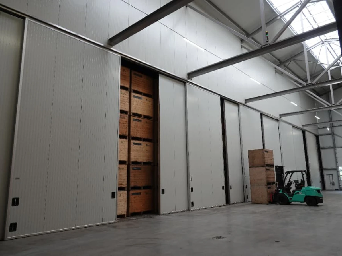 Geplaatste schuifwand